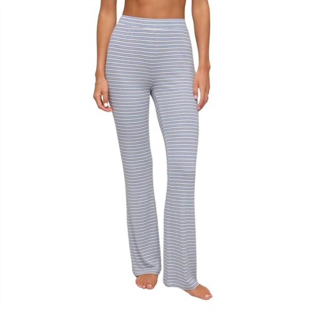 NEW Z SUPPLY women's on the coast stripe pant in vanilla ice
